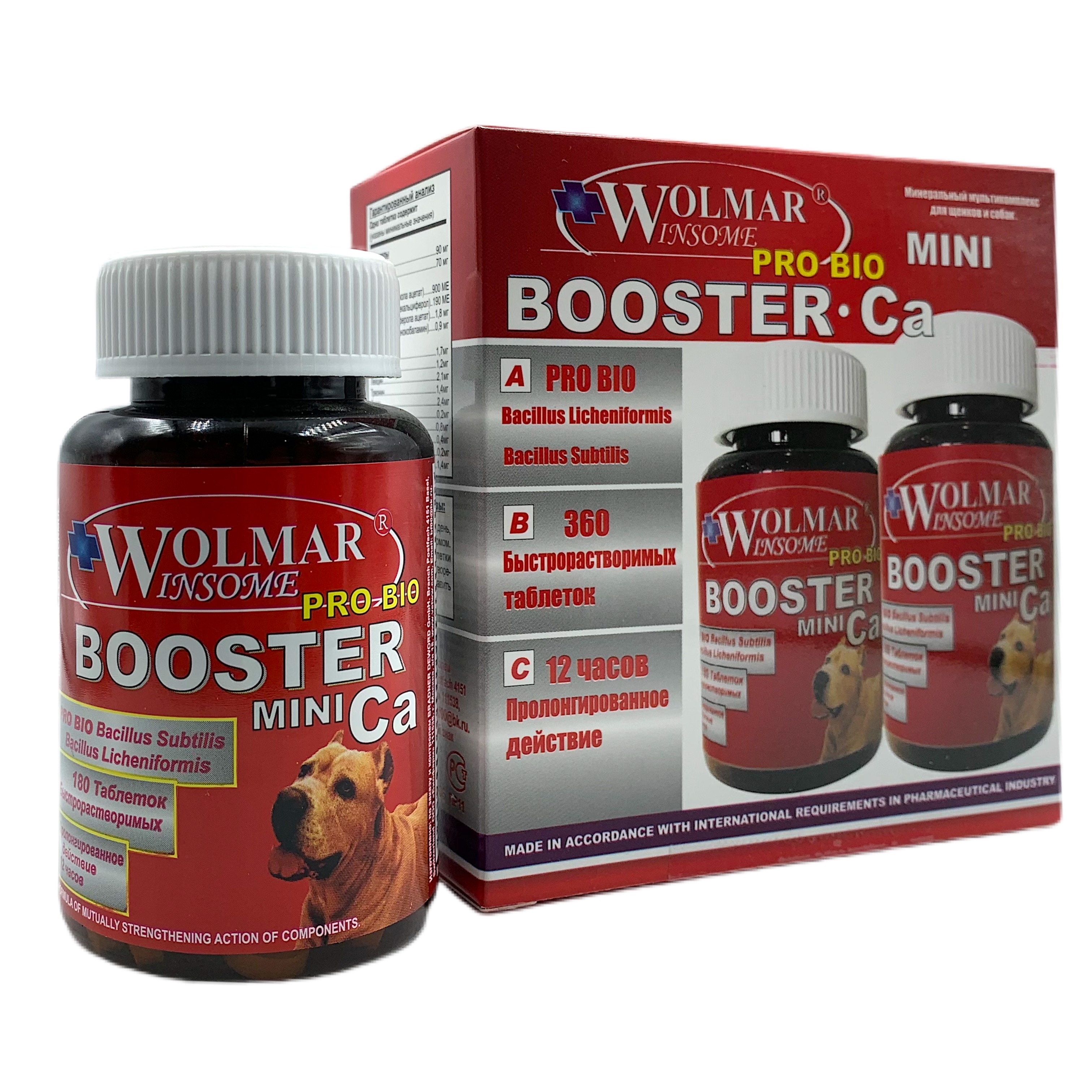 Волмар Winsome Pro Bio BOOSTER Ca MINI для собак мелких пород №180