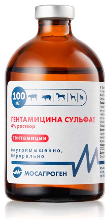 Гентамицин 4% 100 мл