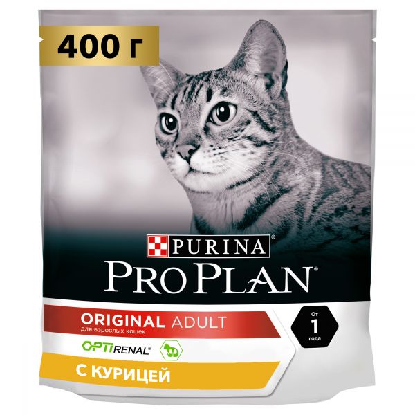 Сухой корм для кошек Pro Plan Adult Курица 400 г